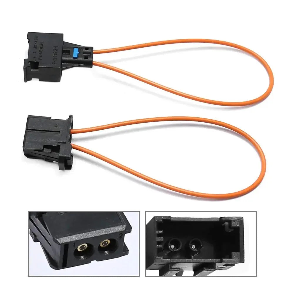 MOST Fiber Optic Loop Male Female For BMW Porsche Mercedes Audi Bypass Connector