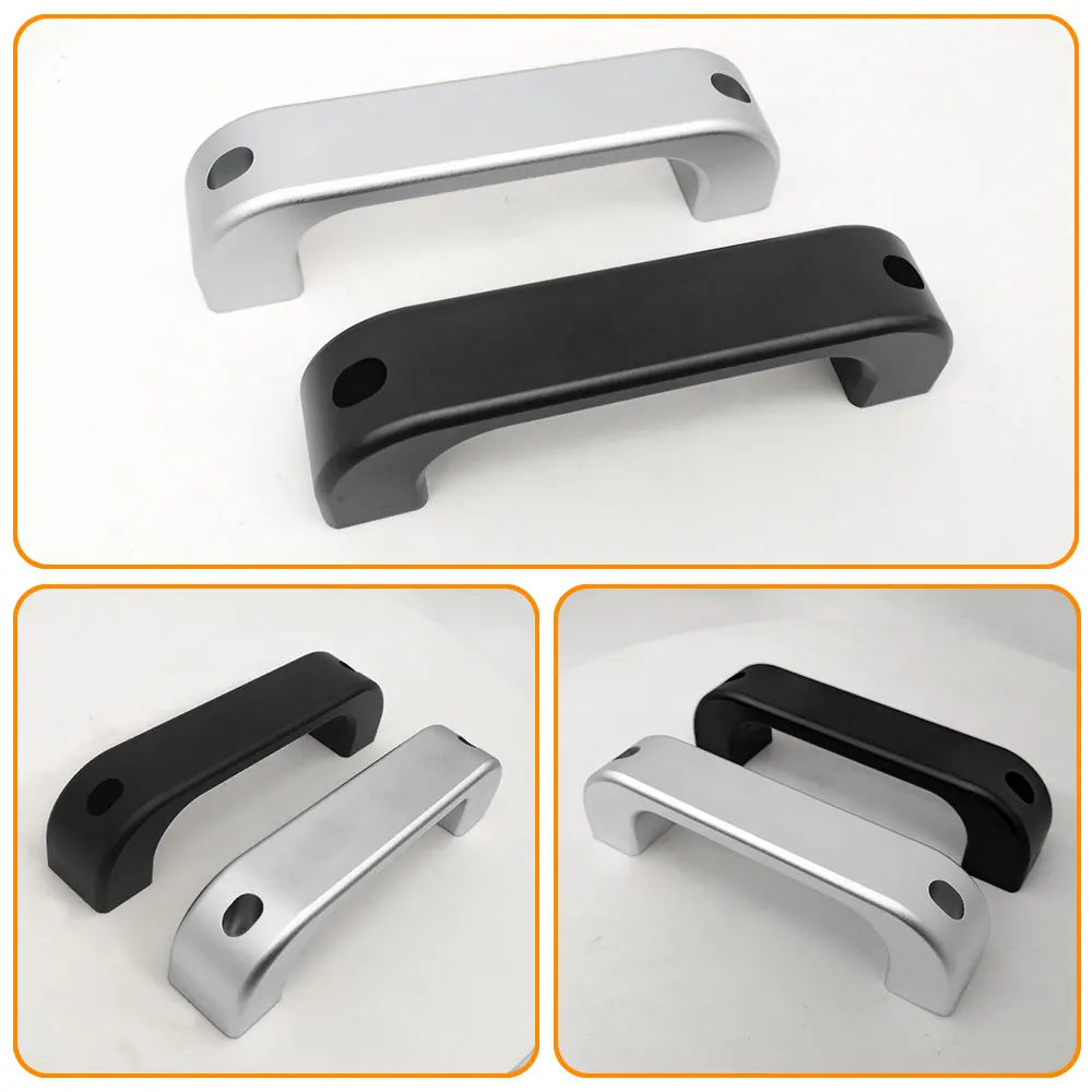 For Land Rover Defender 110 130 90 Car Interior Aluminum Alloy Black Door Handle Trim Accessories NEW
