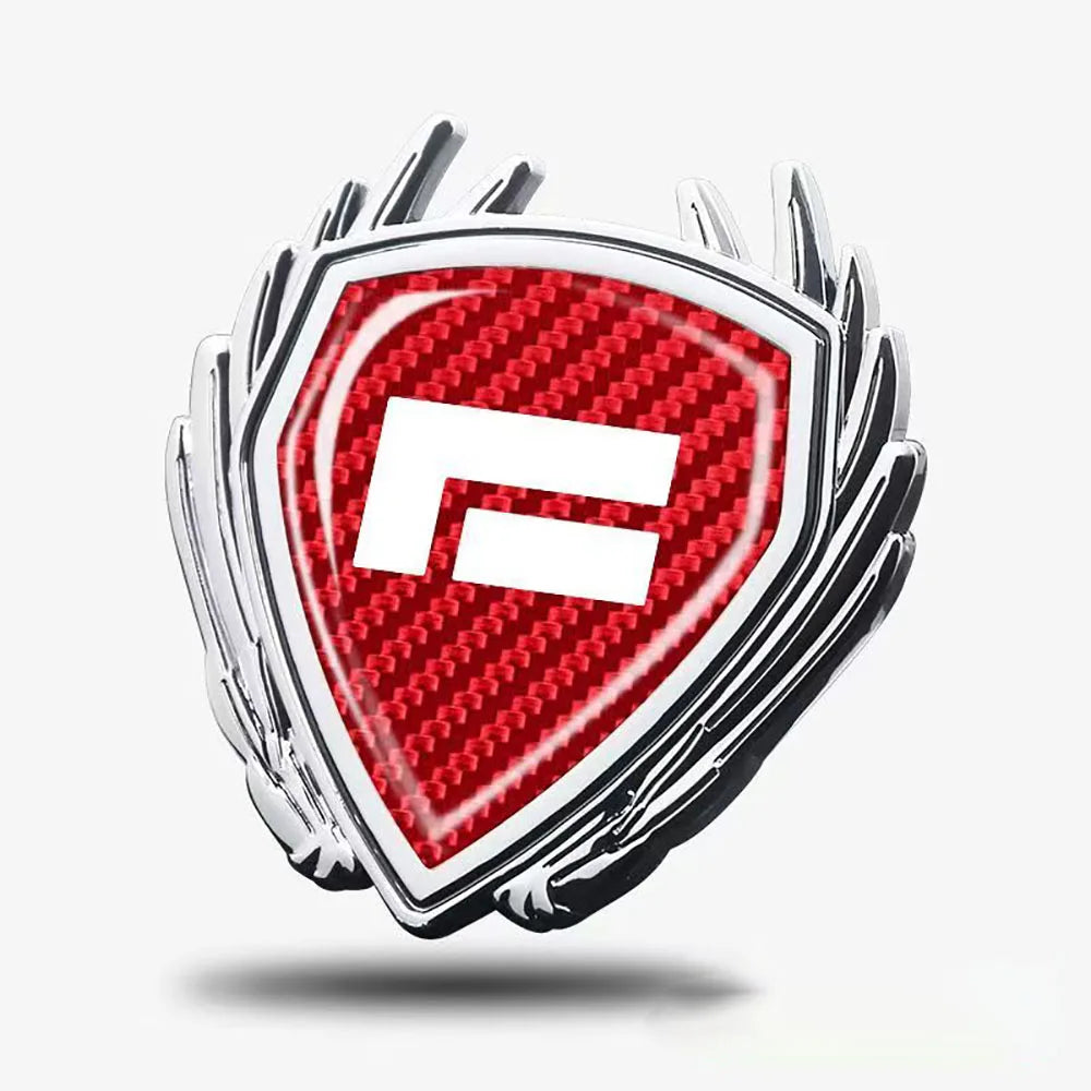 Car Metal Wing Badge Side Window Trunk Car Logo Decoration Sticker Fit For 2024 2025 BAIC JISHI Polestones 01 ROX 01
