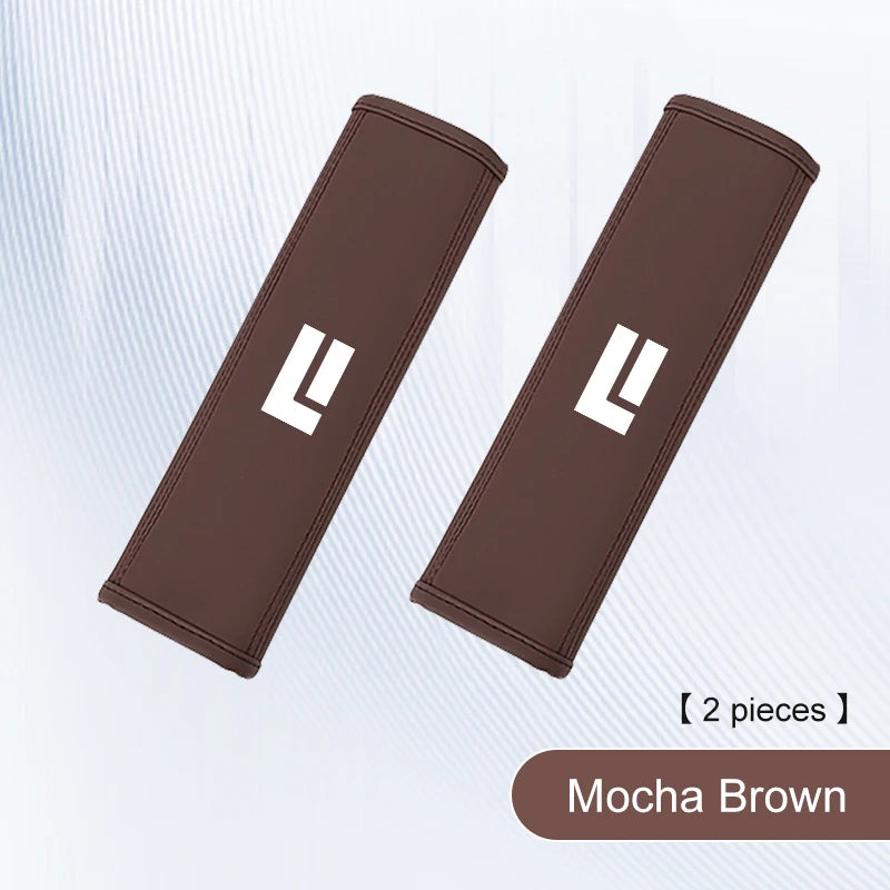 For BAIC Jishi Polestone 01 Rox 01 2023 2025 Leather Car Safety Belt Shoulder Cover Interior Accessories Seat Belt Protector Pad