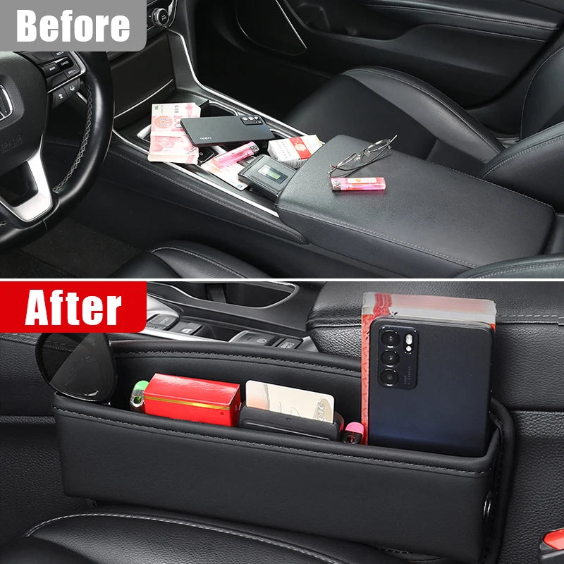 For BYD Shark 6 2024 2025 2026 PHEV Car Seat Crevice Storage Box Pocket Cup Phone Holder Tray Organizer Cover Accessories