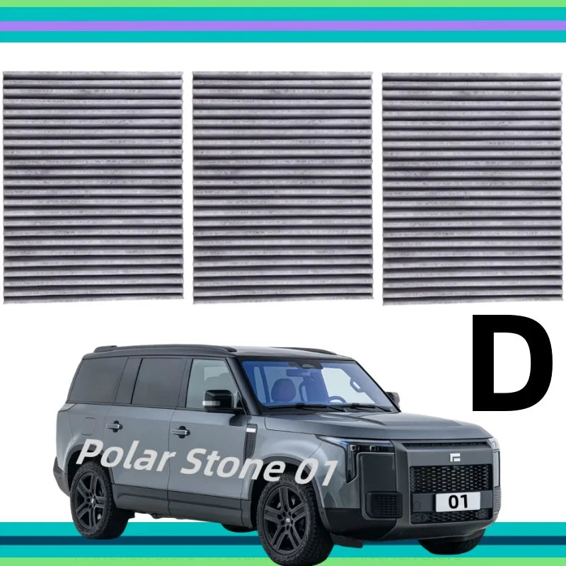 3pcs/for Polar Stone 01/Rox 01 Oil Filter, Air Filter, Air Conditioning Filter/Auto Parts