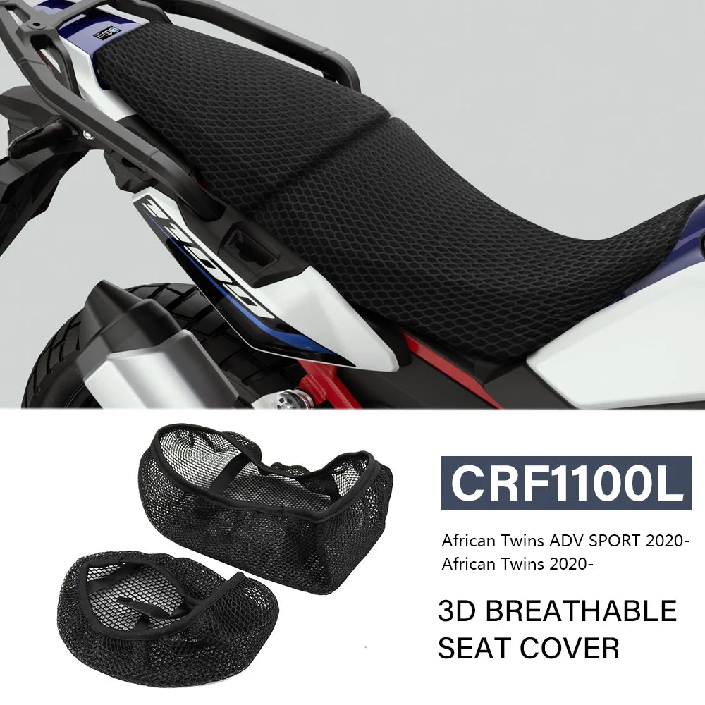 For HONDA CRF1100L CRF1100 Africa Twin CRF 1100 L 1100L ADVENTURE SPORT Accessories Mesh Seat Cushion Cover Protector Seat Cover