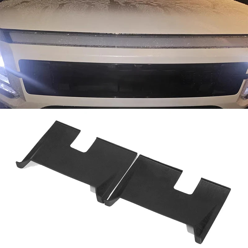 Installation and pasting of matte black exterior modification parts for grille decorative cover For BYD SHARK 6 2024 2025