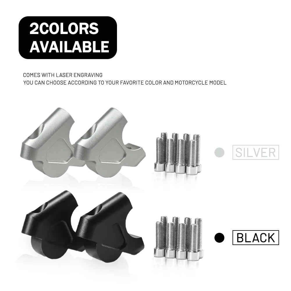 For BMW R1250GS R 1250 GS R1200GS LC Adventure ADV S1000XR Motorcycle  Handlebar Riser 32MM Drag Handle Bar Clamp Extend Adapter