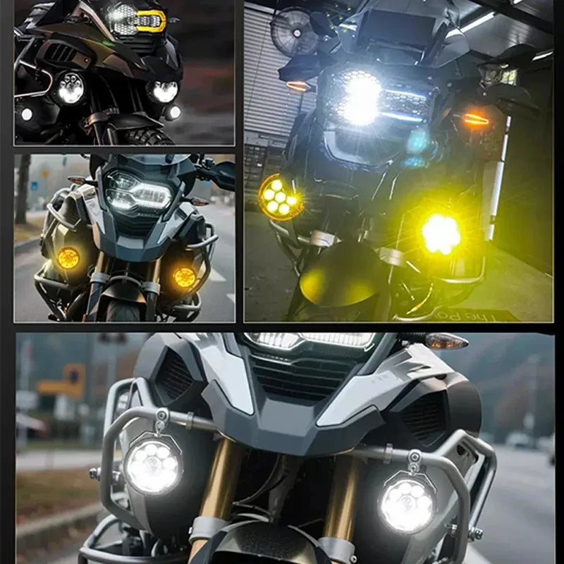 4.5'' Motorcycle Auxiliary Fog Light Beam DRL Led SpotLight For BMW R 1200 1250 GS LC F800 F850 F900 2014-2018 SUV ATV UTV Truck