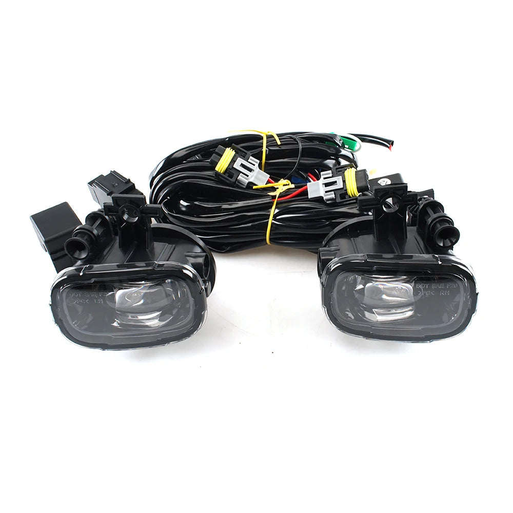 Front Bumper Fog Lamp Upgrade Kit FOR NISSAN PATROL 2020 2021 2022 2023 Version Additional Foglight Set Switch + Wiring