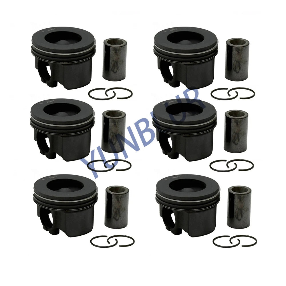 STD Engine Forge Piston & Ring Kit Fit 3.0 L DT306 Diesel 20-24 For JAGUAR F-PACE LAND ROVER DEFENDER DISCOVERY RANGE ROVER