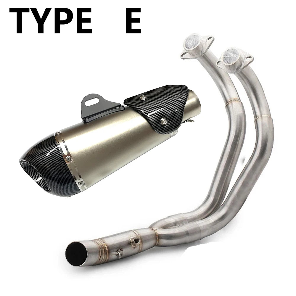 Hot Sale Motorcycle Exhaust Full Systems Pipe Motorcycle Muffler Escape Moto Racing YZF MT07 FZ07 TRACER For Yamaha MT-07 FZ-07