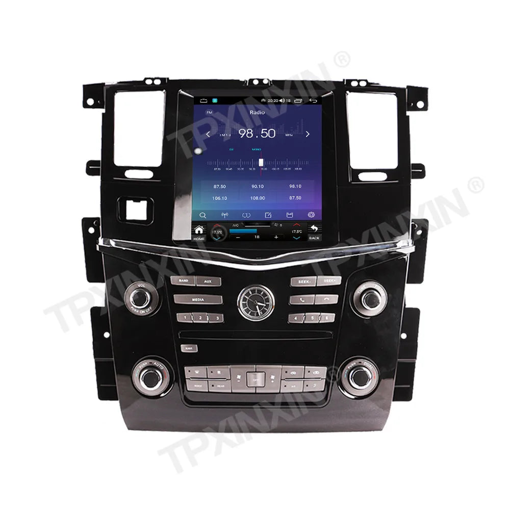 Android 14 GPS Navi Car Radio Carplay For Nissan Patro Y62l 2012-2017 Auto Stereo Multimedia Player 10.4" Tape Recorder Headunit