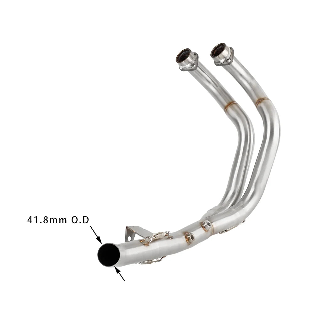 For Yamaha Tenere 700 2021 - 2025 XTZ 690 T7 Euro 5+ For Original Muffler Escape Motorcycle Exhaust Header Link Pipe Slip-on