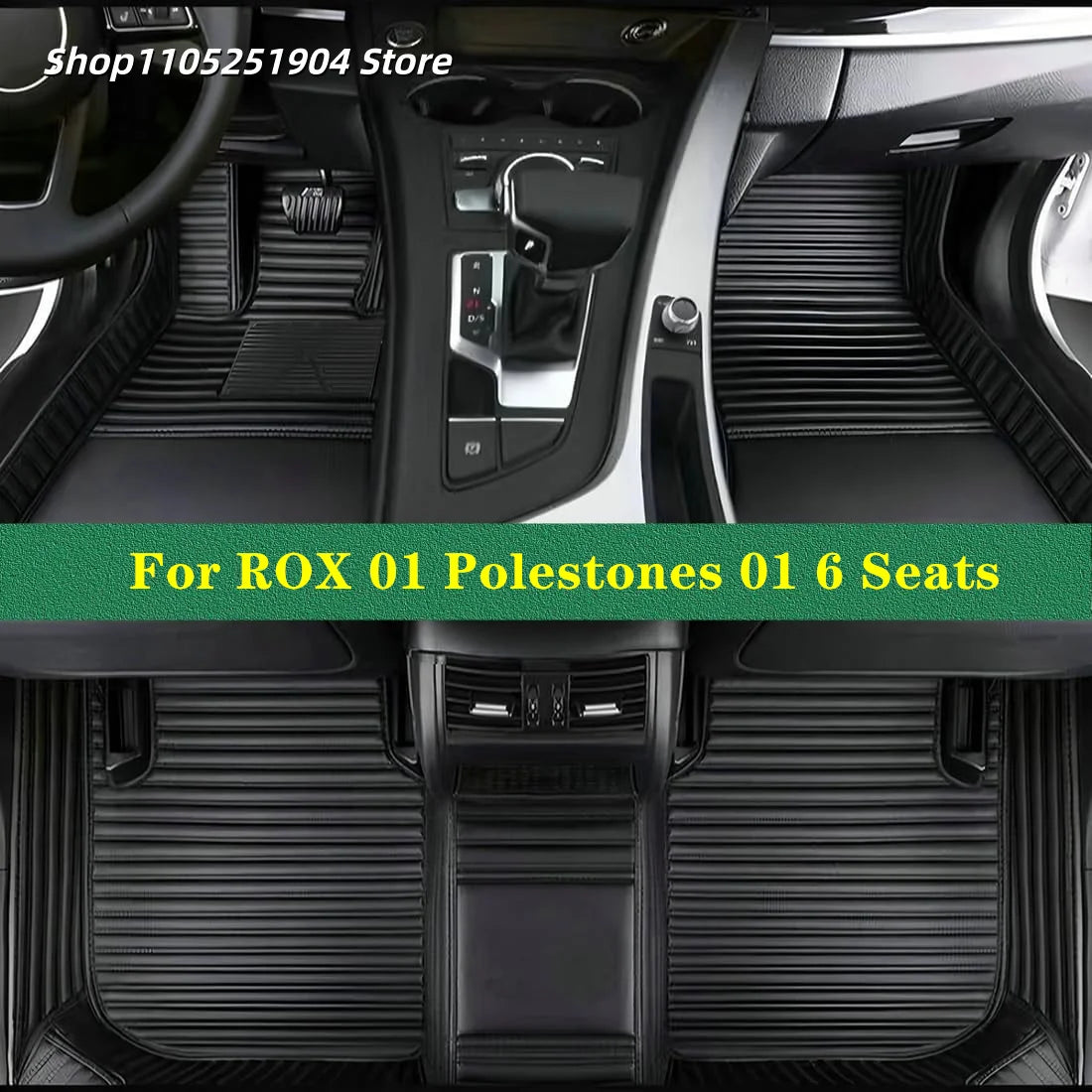 Auto Carpets Car Floor Mats For ROX 01 Polestones 01 6 Seats 2024 2025 2026 2027 Car Mat Interior Accessories
