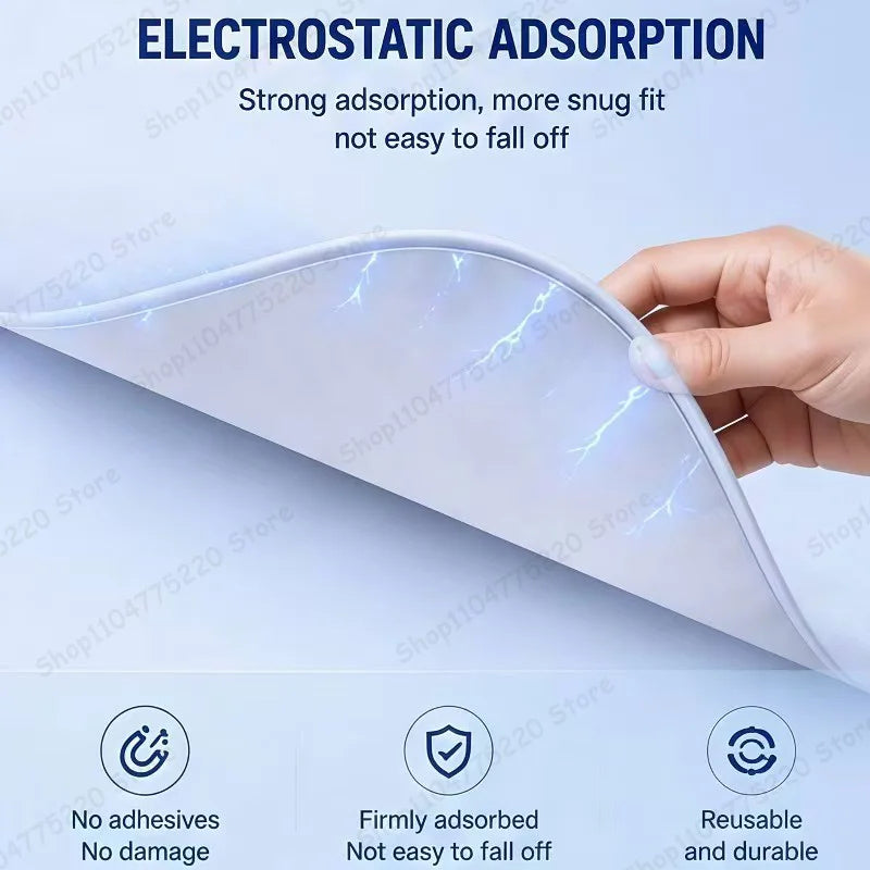 For ROX 01 ADAMAS-Present Car Sunroof Sunshade Heat Insulation UV Protection Electrostatic Suede Skylight Cover