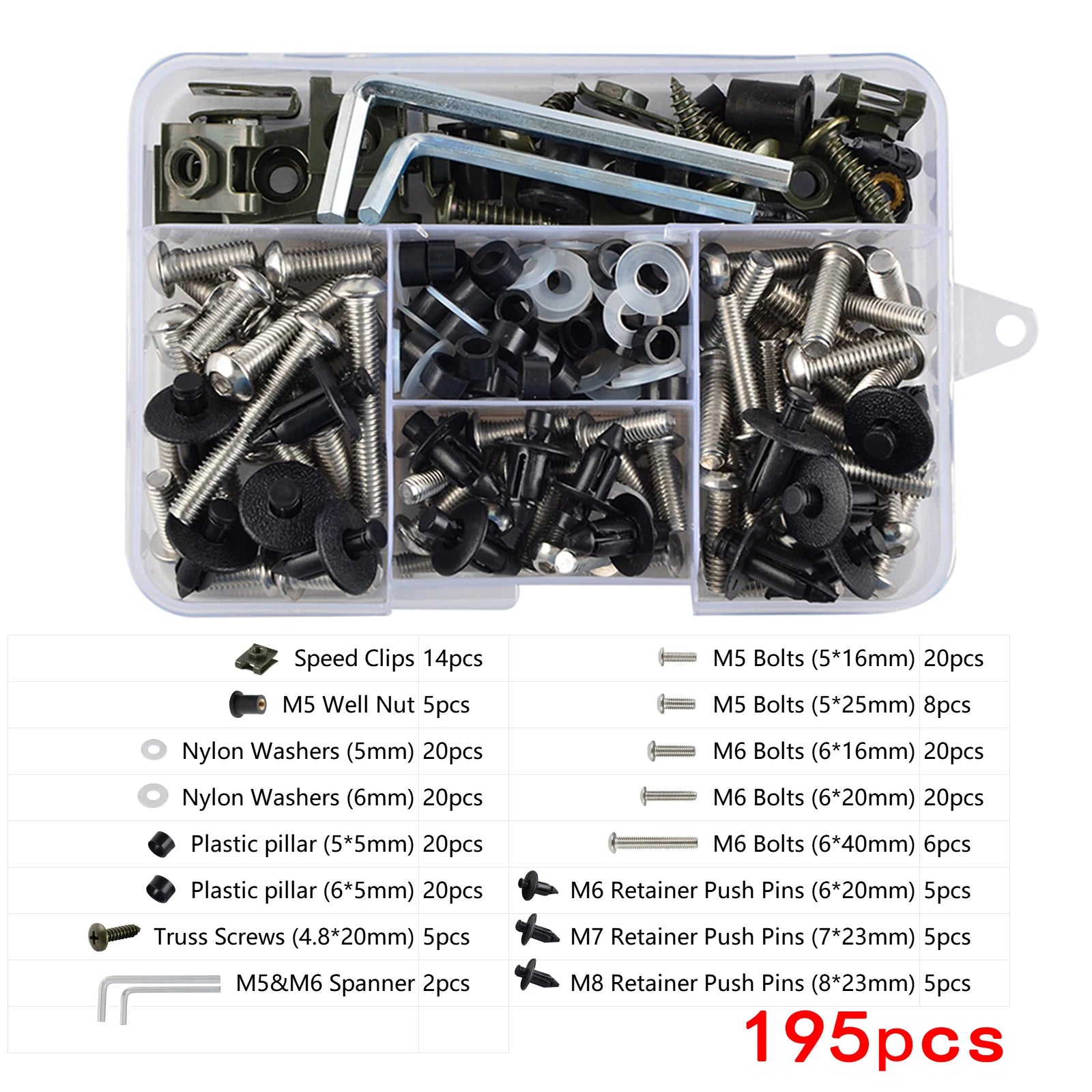 Steel Bodywork Fairing Bolts for Ducati Monster S2R S4R 900 1100 Multistrada 1000 1100 1200 1198 S 1199 Panigale Streetfighter