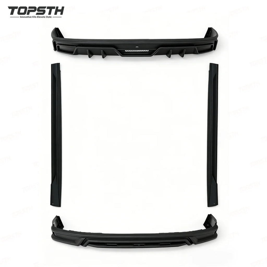 For Leapmotor C10 Front Lip Side Skirts Rear Diffuser Exterior Trim PP Plastic Sports Style Body Kit Accessories