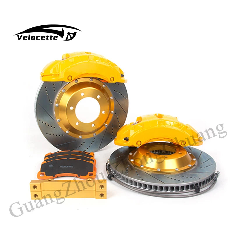 New Upgrade 6-Piston 19z For 19 Inch Wheels 380mm Big Brake Kit Dish Fits Mercedes Benz C Class E Class Honda Civic Ep3 Audi Rs7
