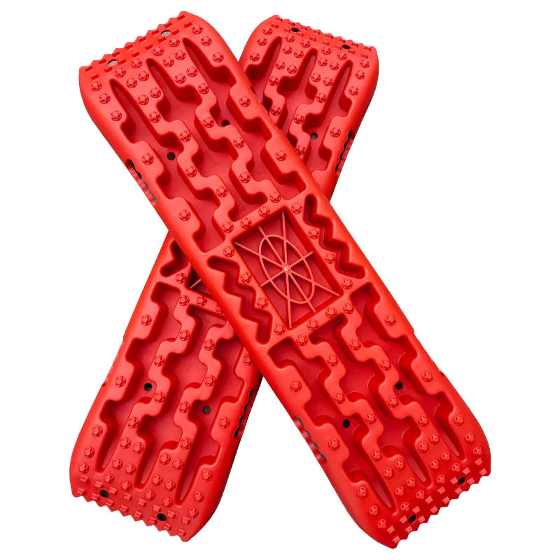 4X4 Emergency Kit Recycling Traction Pad Track Plate with Jack Lift Base for Off-Road Trucks and Cars in Sand Slush