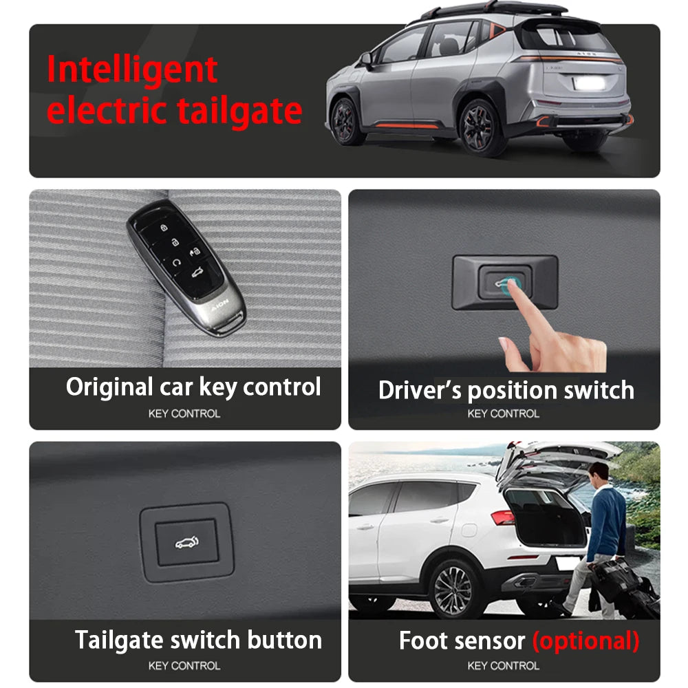 for Rox Polestones 01 Adamas 2023 2024 2025 2026 Smart Automatic Powered Tailgate Electric Power Tailgate Lift Kit Key Close