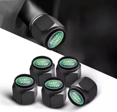 5pcs Metal Car Wheel Tire Valve Air Stem Cap For Land Rover Freelander LF L2 Discovery 3 Sport Range Rover Velar Defender Evoque