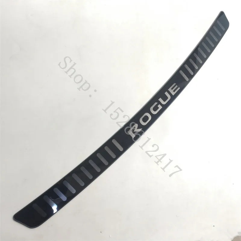 For NISSAN Rogue t32 2014 2015~2020 stainless Trunk Trim right Bumper Protector Door Sill Cover car Sticker Trim Car Accessories
