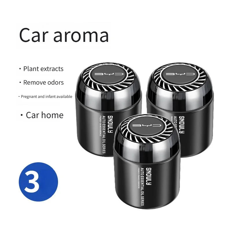 BYD car air freshener car cup holder aromatherapy solid balm long-lasting car perfume car interior