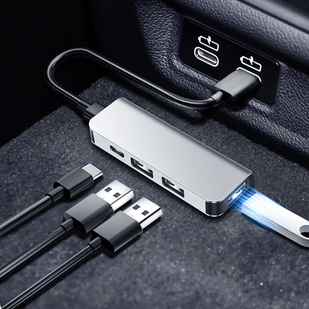 For BAIC Jishi Polestone 01 Rox 01 2023 2024 2025 Car USB Extender Type-C Conversion Head Interface Modification Accessories