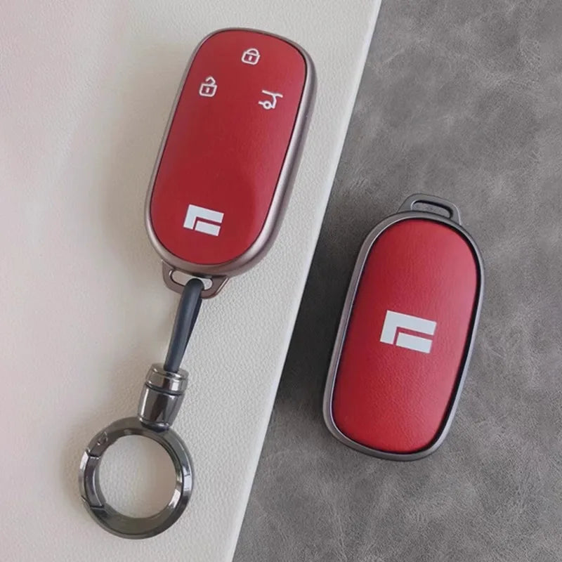 Customized TPU Car Key Case Cover Holder Key Shell Buckle For Geely ROX 01 2024
