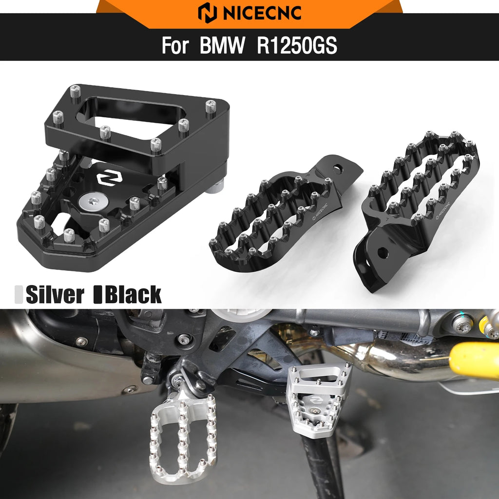 For BMW R1250GS 2018-2023 Footpegs Footrests DualControl Rear Brake Lever Pedal Extender R1250 GS R 1250GS R 1250 GS