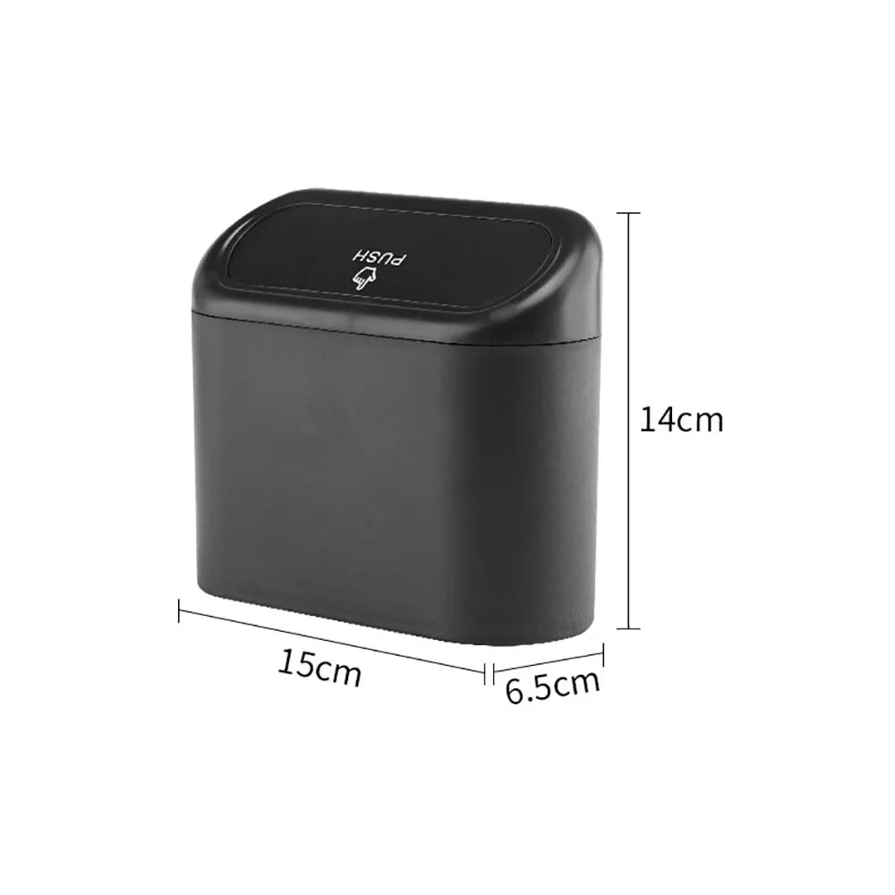 Hanging Car Trash Can Vehicle Garbage Dust Case Storage Box For BAIC JISHI Rox Adamas 2026 Square Pressing Trash Bin Accessories