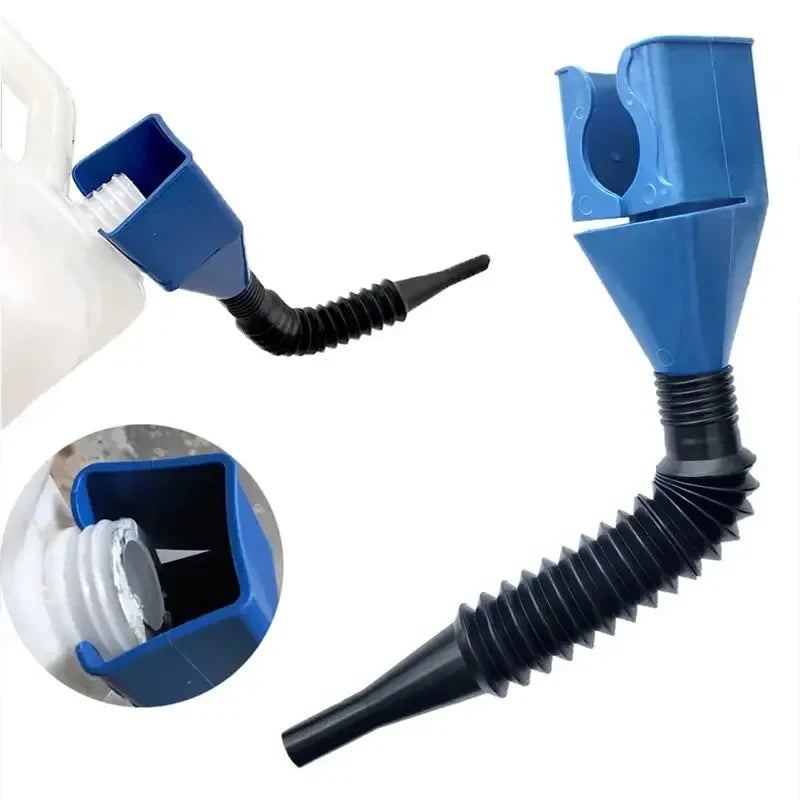 Heavy Duty Plastic Oil Funnel with Filter for Car Motorcycle Gasoline Engine Fueling Oil Change Conveying Funnel Accessories
