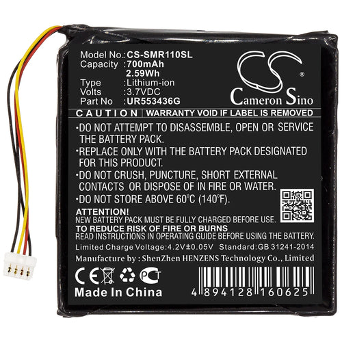 2026 NEW 3.7V 700mAh replacement Rechargeable GPS, Navigator Battery UR553436G for Sigma Rox 11