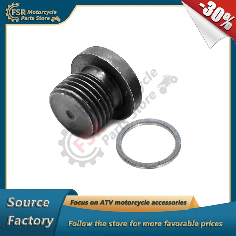 OIL SCREW PLUG & GASKET RING,FOR BMW R 1100 1150 12 1200 1250 18 850 900 NINET GS GT RS K 1300 HP2 SPORT CE,P/N:07 11 9 902 292