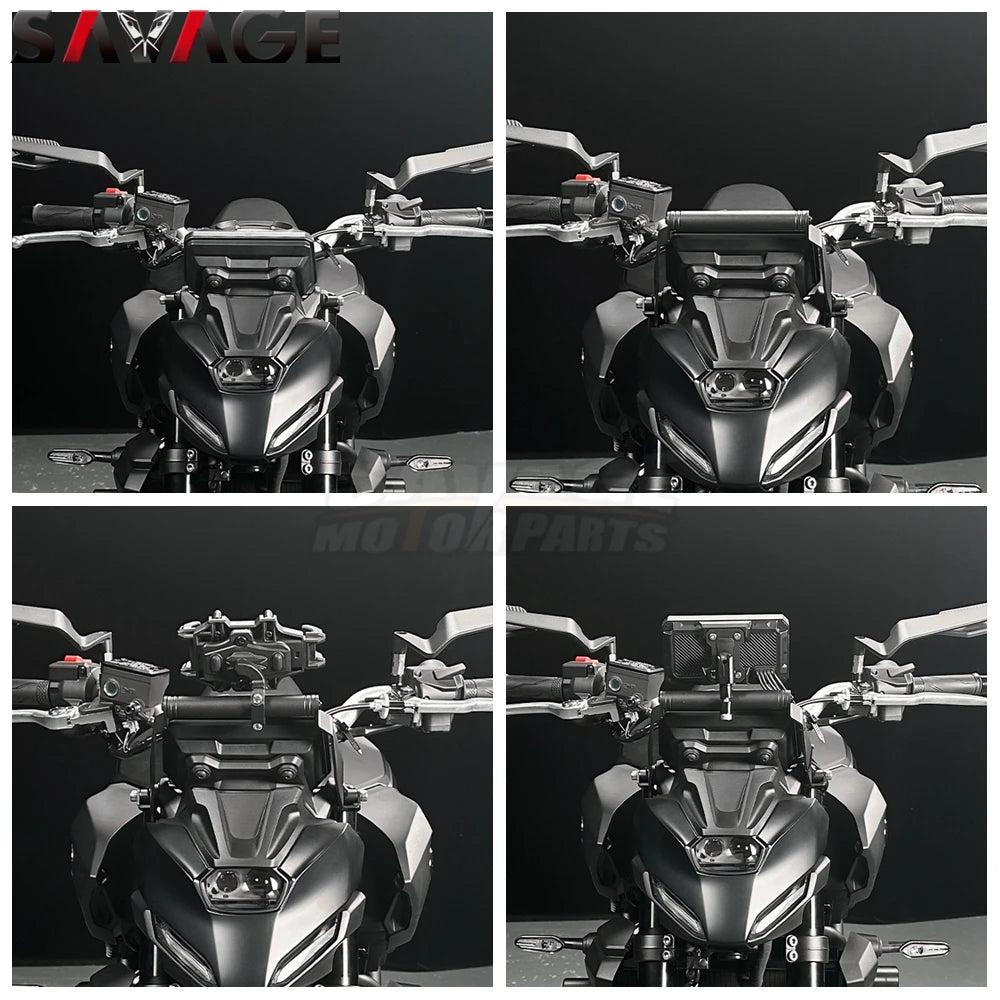 MT07 Y-AMT 2026 Dash Stabilizer Anti Vibration Bracket For Yamaha MT-07 MT 07 2025 CellPhone GPS Navigation Bracket Accessories