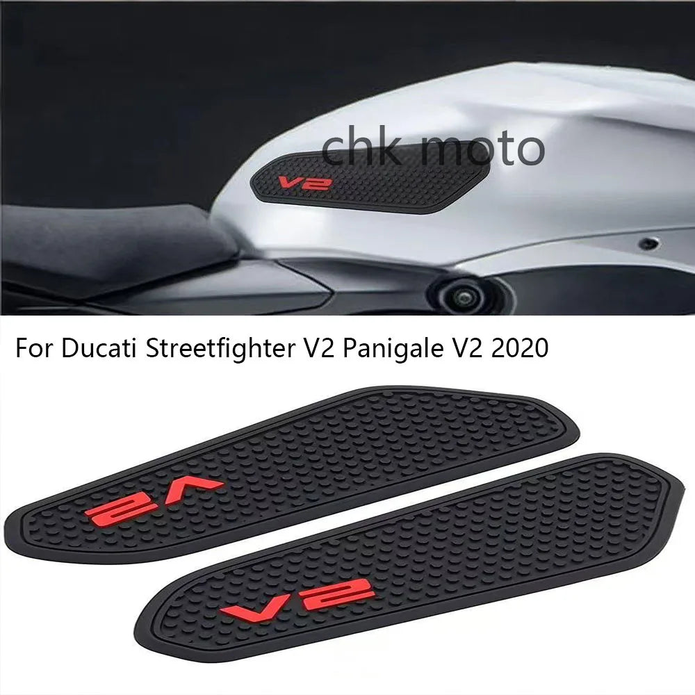 Anti-Slip Protection Stickers for Ducati Streetfighter V2 Panigale V2 2020 Side Fuel Tank Compatible with Ducati Models