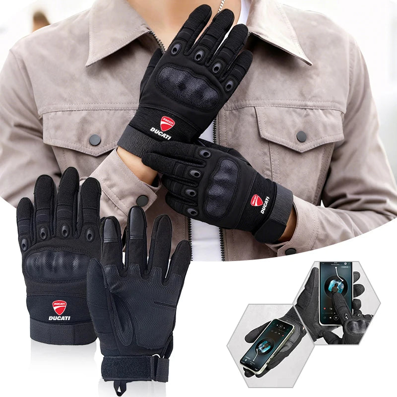 Breathable Protective Motorcycle Racing Gloves Motorcross Motorbike Cycling Gloves For Ducati Panigale Diavel Superleggera V4 V2