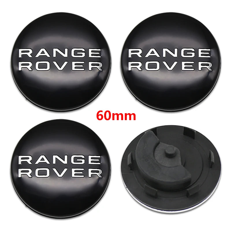 4Pcs 60mm Floating Wheel Center Caps Hub Cover For Land Rover Range Rover Discovery Evoque Sport Defender Velar Premium Pro