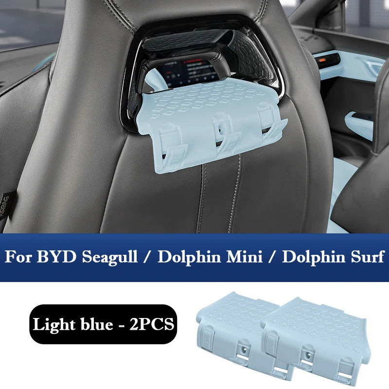 For BYD Seagull Dolphin Mini Surf Multifunctional Seat Back Rest Hook Hidden Storage Hooks Car Interior Organizer Accessories