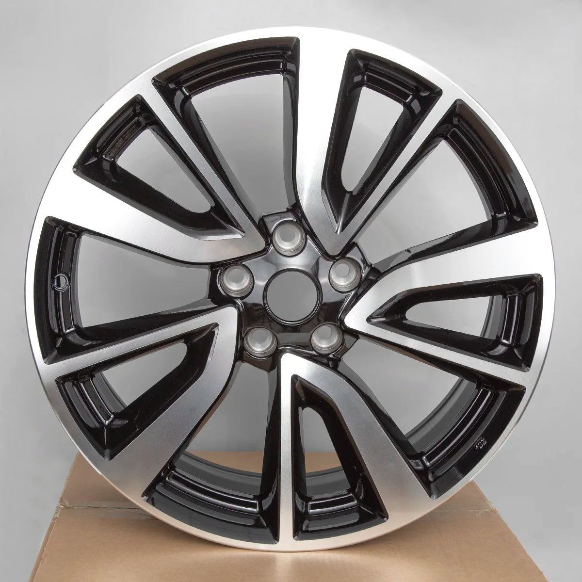 19x7.0 Inch Alloy Wheel Rim ET40 CB66.1 PCD 5x114.3 Black Machined Face Replica Rim Part#62748 Replacement Wheel Fit Nissan Rogue Sport 2017 2018 2019 2020 Aluminum Car Wheel Hub