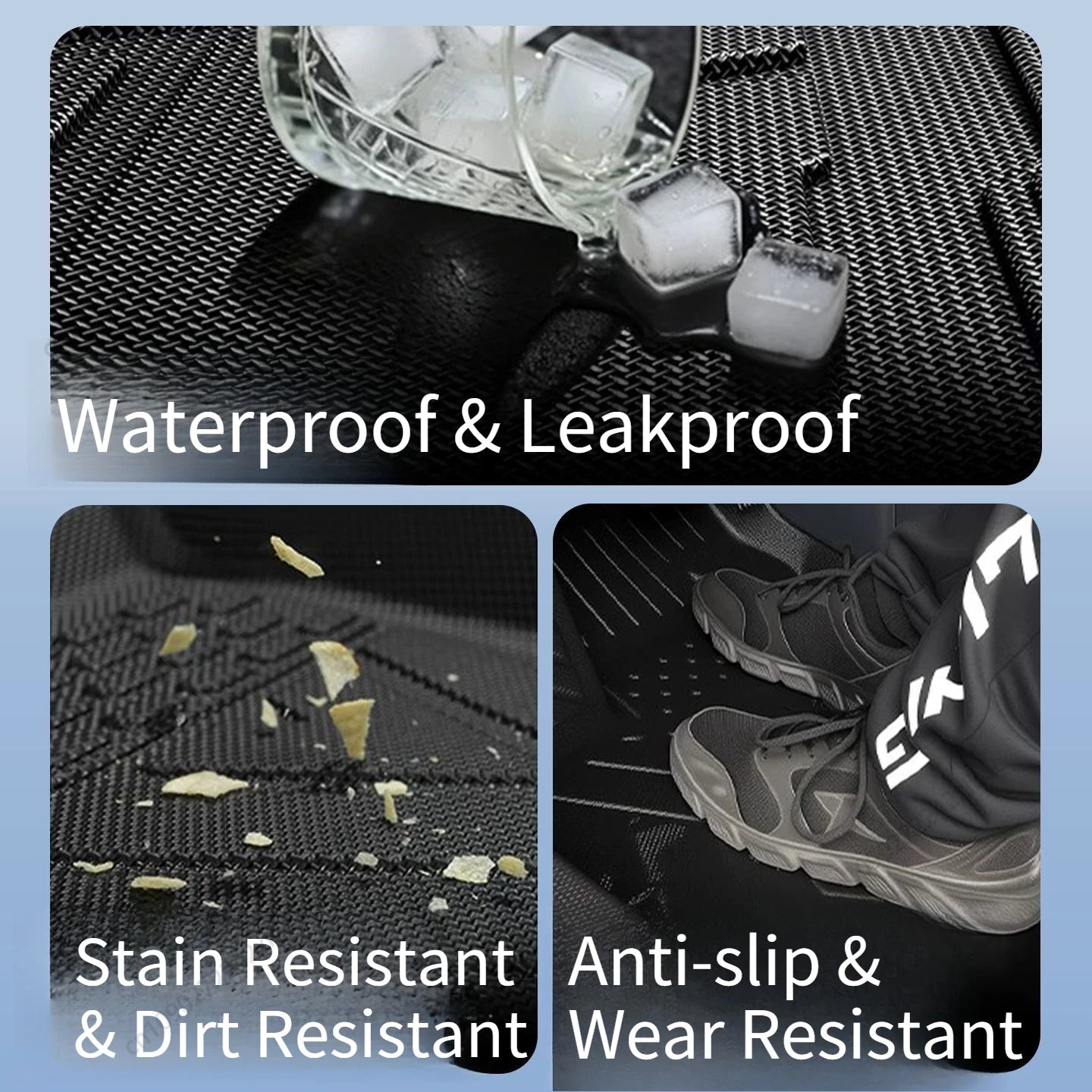 TPE Full Coverage Car Floor Mats, Interior Modification Parts Specially for BYD Song PLUS EV/DM-i 2023-2026 Custom Floor Mats
