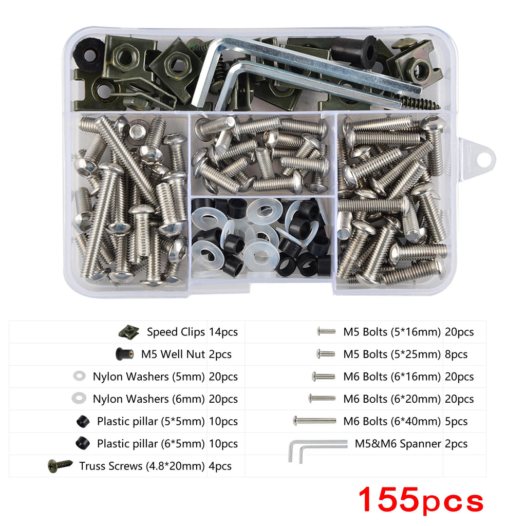 Steel Bodywork Fairing Bolts for Ducati Monster S2R S4R 900 1100 Multistrada 1000 1100 1200 1198 S 1199 Panigale Streetfighter