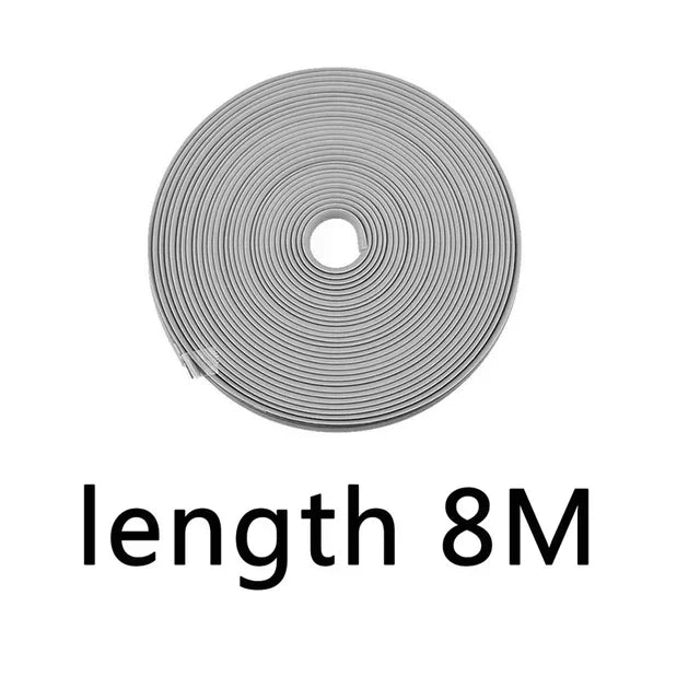 Universal 8M Car tires Styling Mouldings Rim Protect Strip Wheel Edge Protector Car Wheel Sticker Tire Protection Care Covers