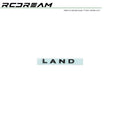 RCDream 1/10 Metal Emblem Badge Alphabet Logo Crystal Green Badge for Land Rover Defender TRX4 RD110 Body Decoration Parts