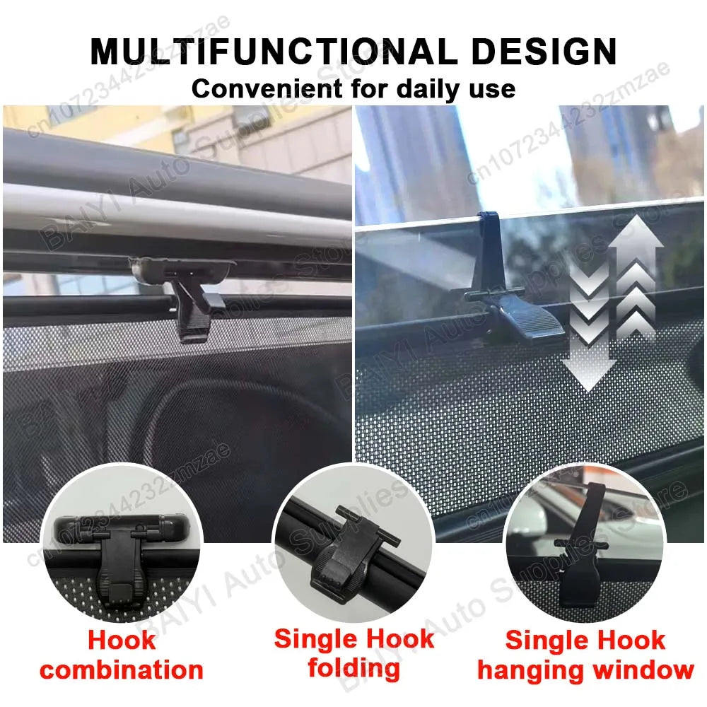 For BYD Dolphin 2021-2025 Car Lifting Window Sunshade Customizable Sun Shade Front Rear Windshield Sunshield Protector Cover
