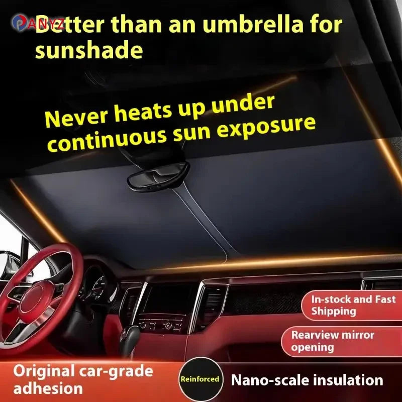 For BYD Atto 3 2021-2025 Car Windshield Sun Shade Reflector Sunshade Offers Protection for Car Interior Yuan Plus Accessories