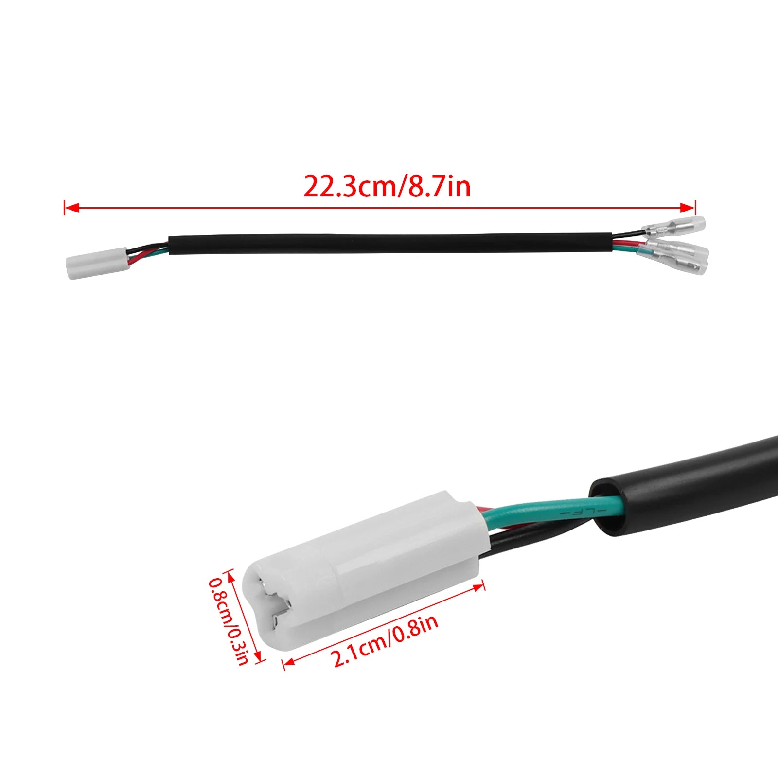 Turn Signal Cables Wire Adapter Connector Harness Plug For Yamaha MT07 MT09 MT-125 MT-25  FZ25 FZ03 FZ 07 03 FZ-09 Tracer 900