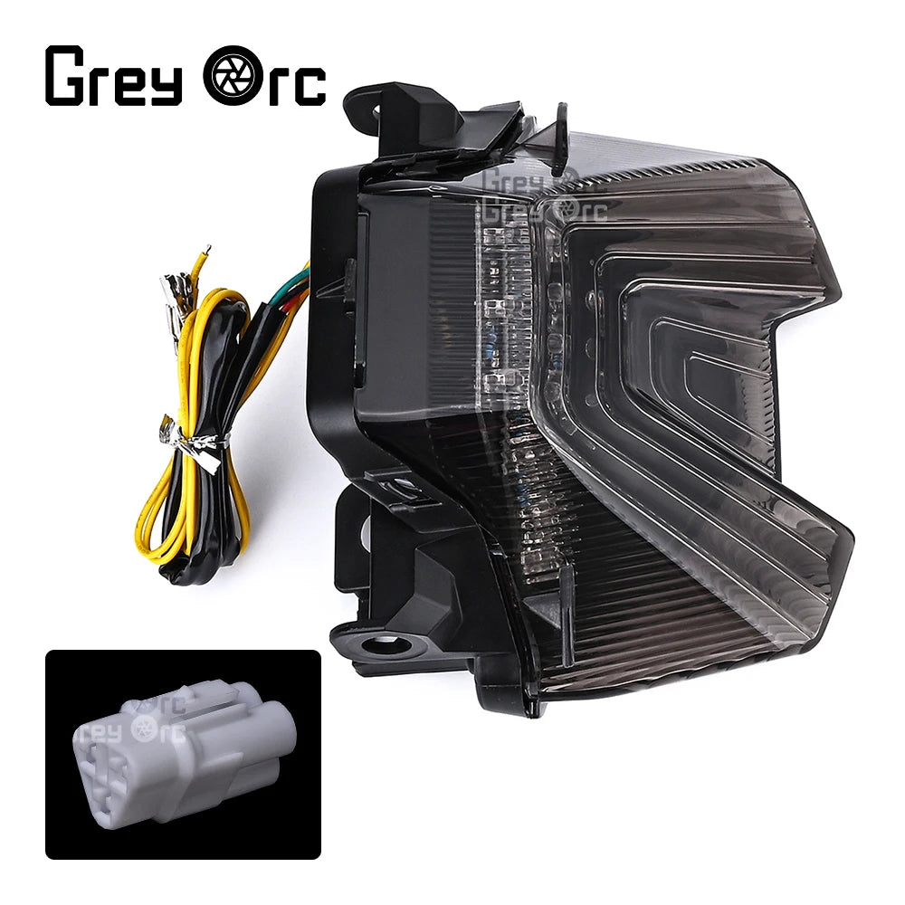 Motorcycle LED Rear Tail Light Brake Turn Signal Integrated Light For Yamaha MT-07 MT07 2018 2019 2020 2021 2022 2023 2024