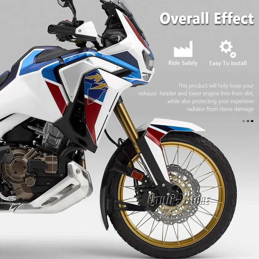 For Honda CRF1100L CRF 1100 Africa Twin Adventure Sports 2020-2023 CRF1000L AFRICA TWINMotorcycle Front Fender Mudguard Guard