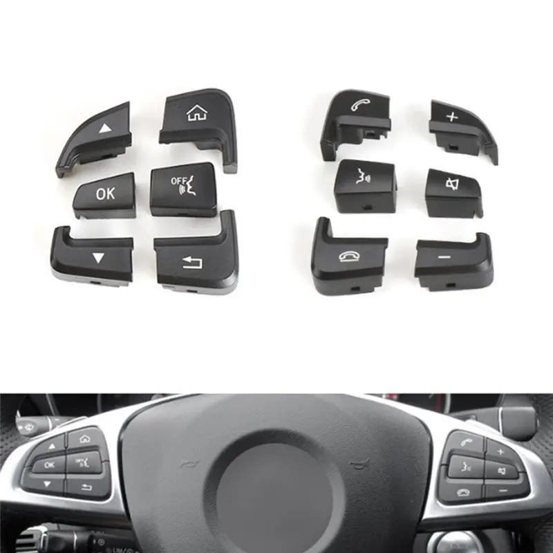 A85E-Car Steering Wheel Button Multifunction Control Switch For Mercedes Benz C-Class GLC Class W205 W253 2015- 2021