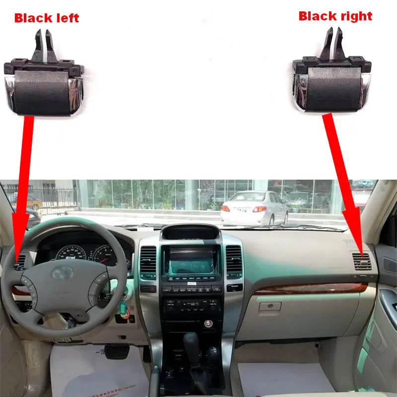 For Toyota Land Cruiser Prado LC120 2003-2009 Air Conditioner Outlet A/C Air Conditioning Vents Tab Clip Repair Kit Accessories