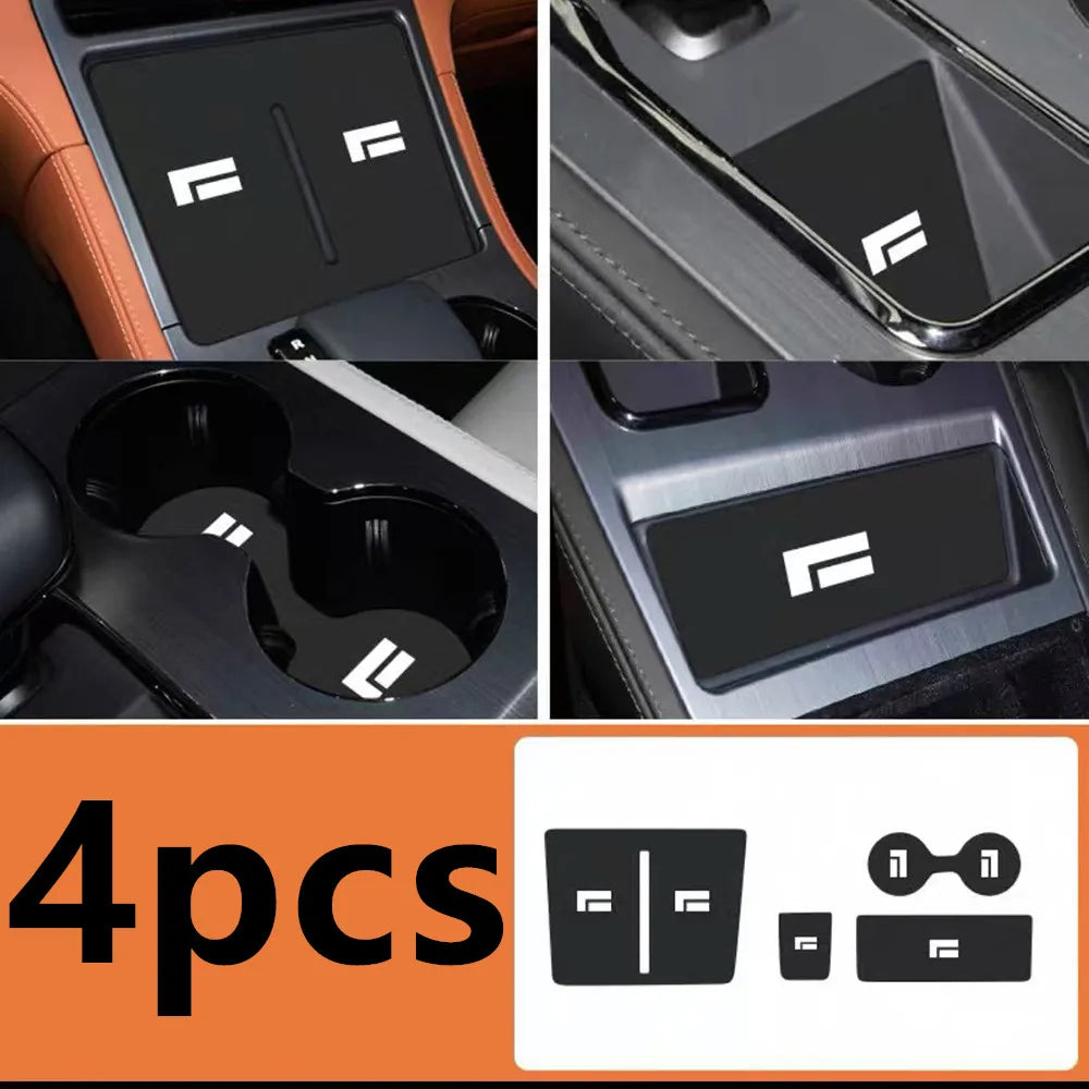 Center Console Pad Armrest Box Storage Compartment Pad Waterproof For BAIC JISHI Polestone 01 Rox 01 Car Interior Accessories ﻿